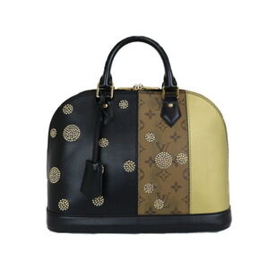 Louis Vuitton Alma Leather Monogram Reverse Handbag Bag Shoulder Strap